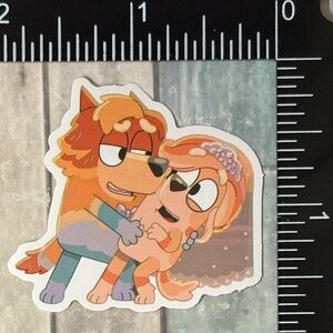 🌀10/$10🌀 Cute Bluey & Bingo Reusable Waterproof Vinyl Sticker Decal